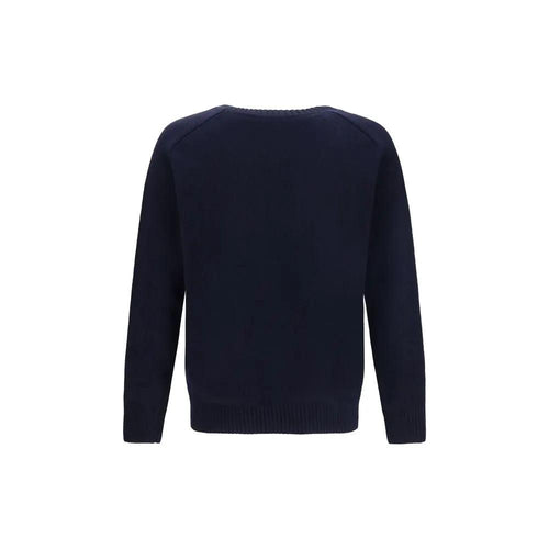 Brooksfield Brooksfield Blue Wool Oves Aries Sweatshirt
