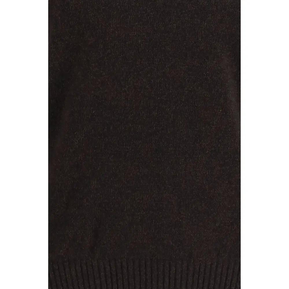 Brooksfield Brooksfield Brown Wool Oves Aries Sweatshirt