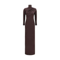 Courrèges Courrèges Brown Viscose Casual Dress