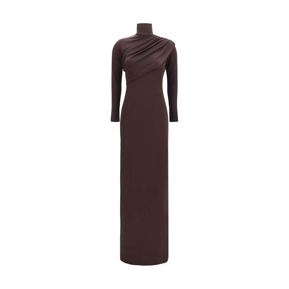 Courrèges Courrèges Brown Viscose Casual Dress