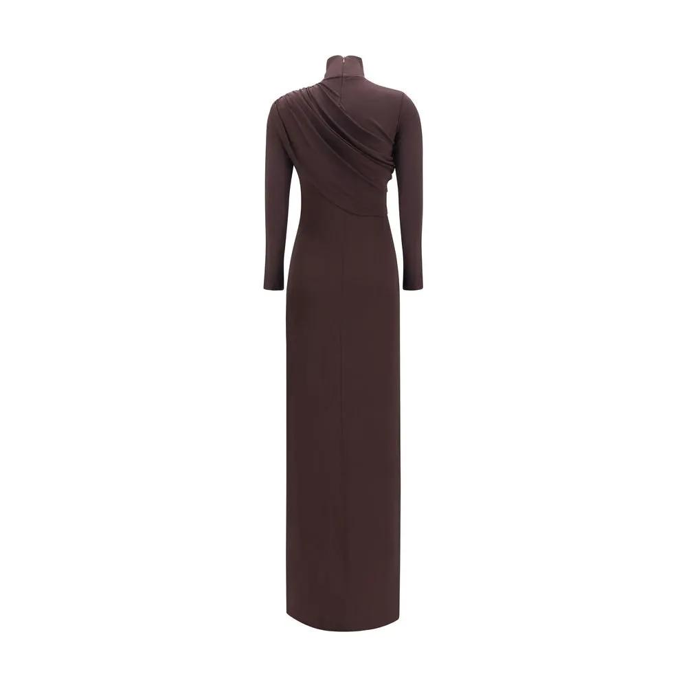 Courrèges Courrèges Brown Viscose Casual Dress