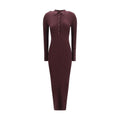 Courrèges Courrèges Purple Viscose Long Dress
