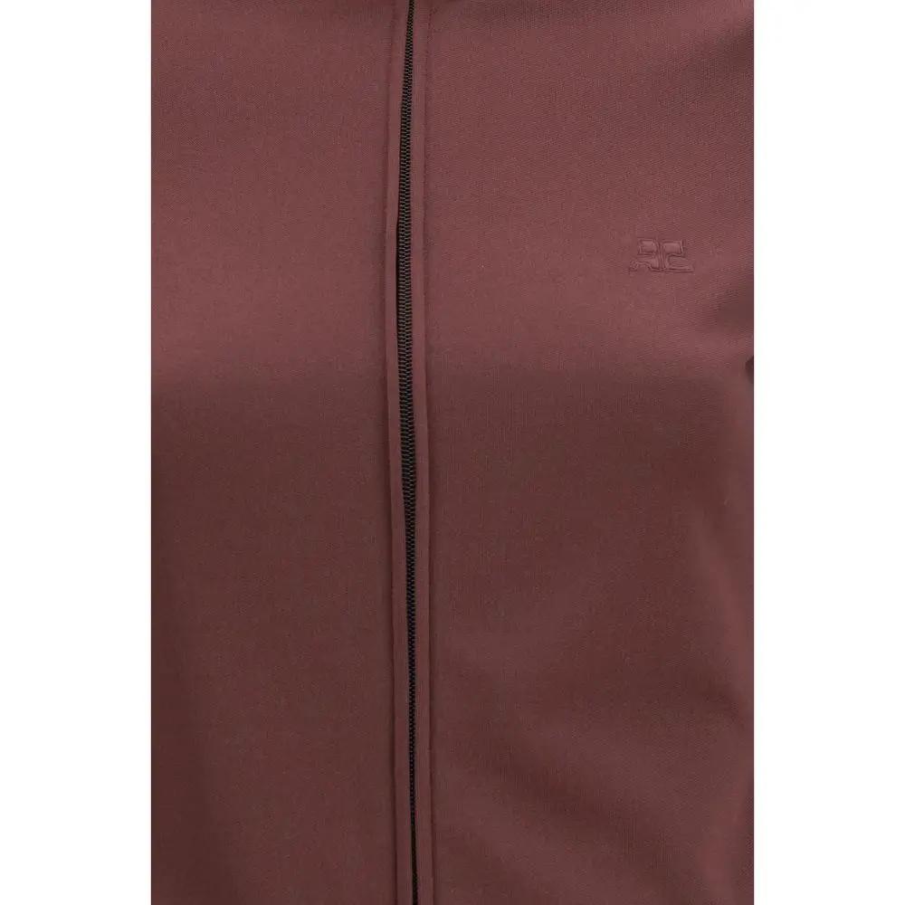 Courrèges Courrèges Bordeaux Polyester Sweatshirt