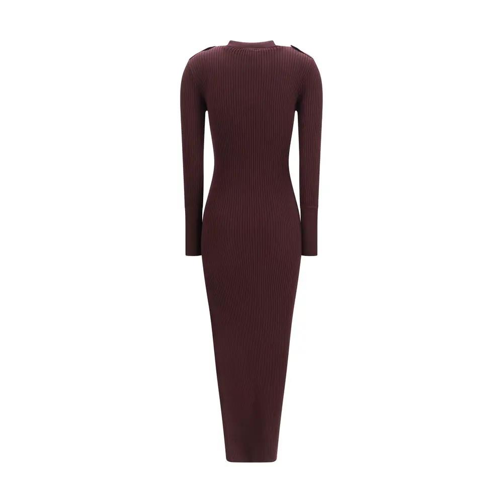 Courrèges Courrèges Purple Viscose Long Dress