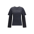 Courrèges Courrèges Black Cotton T-Shirt