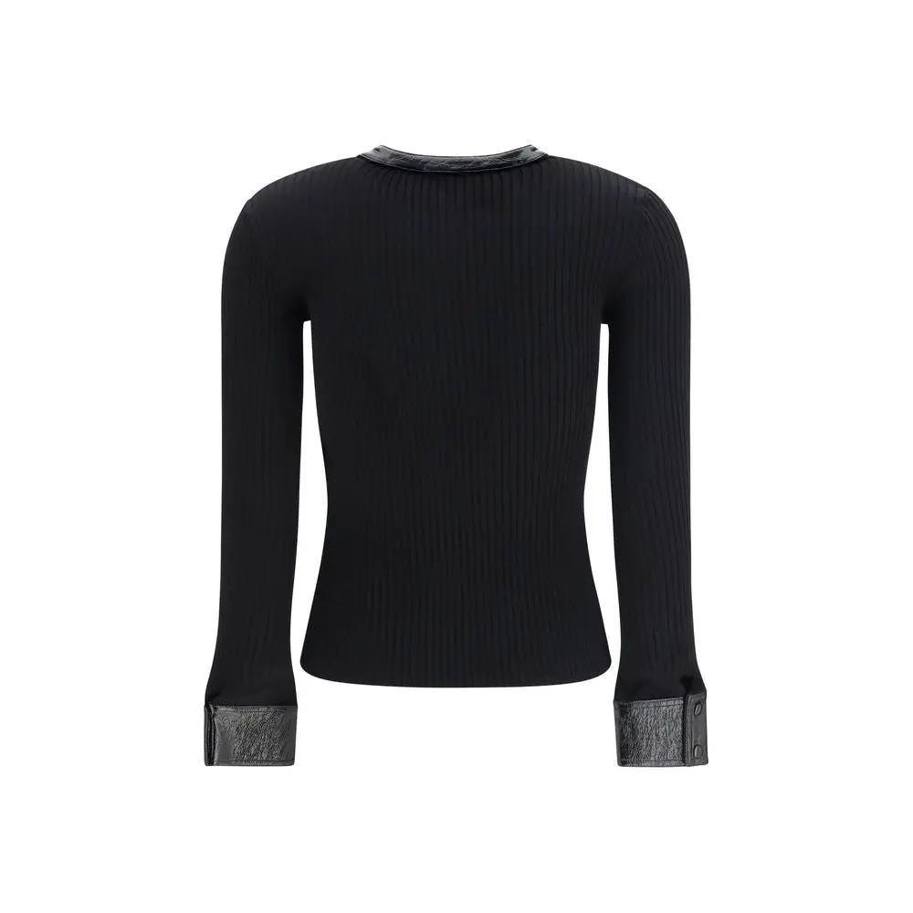Courrèges Courrèges Black Viscose Cardigan