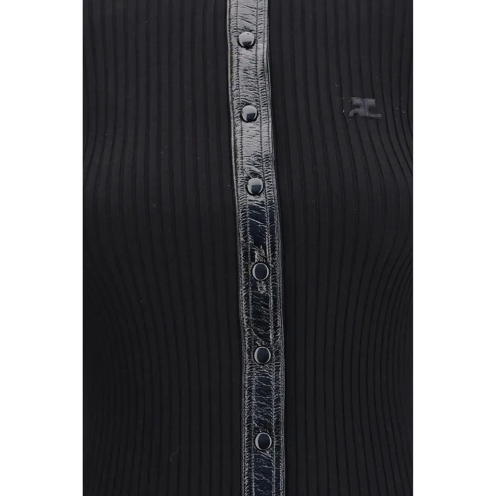 Courrèges Courrèges Black Viscose Cardigan