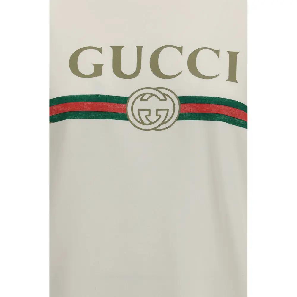Gucci Gucci White Cotton Sweatshirt