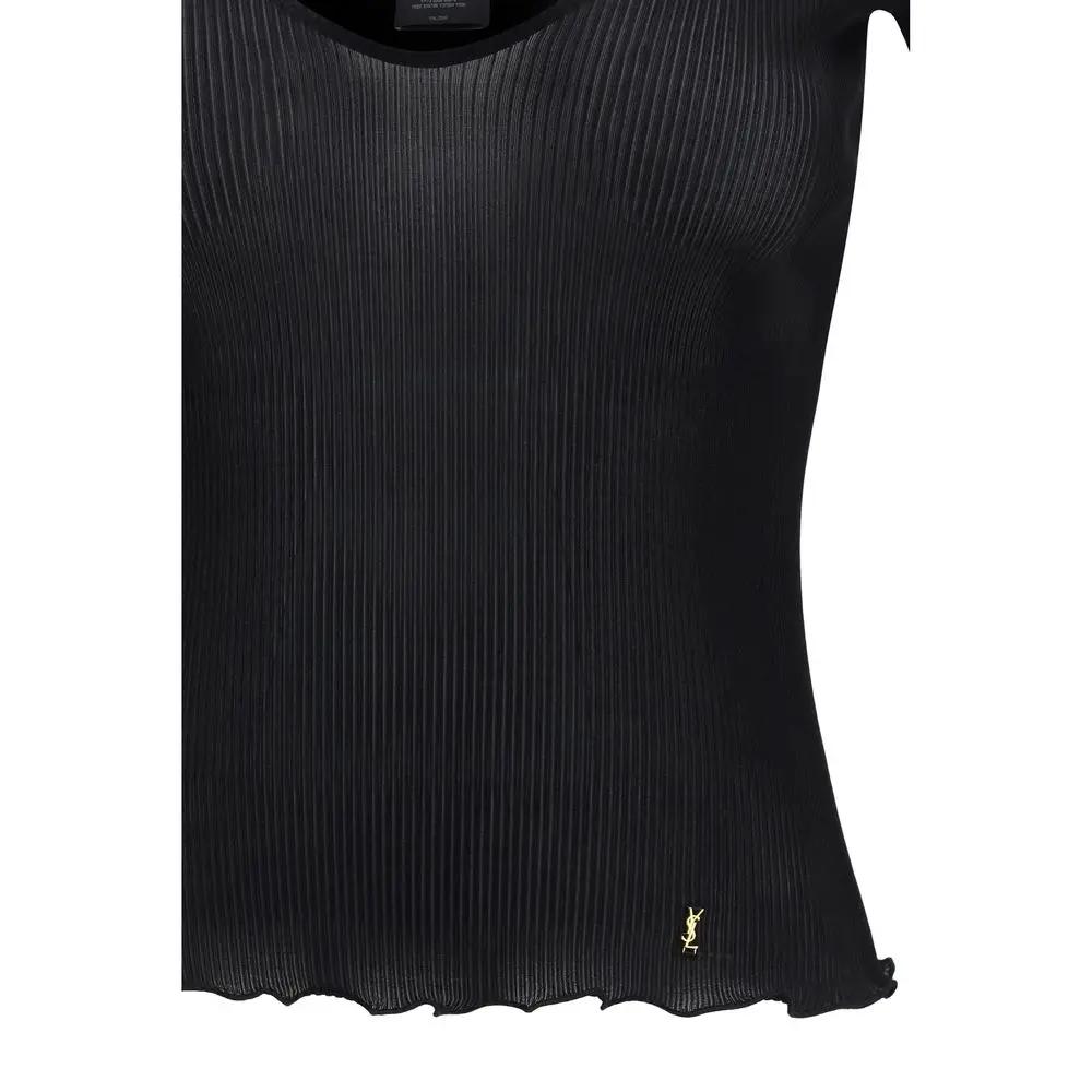 Saint Laurent Saint Laurent Black Silk Blouse