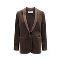 Lardini Lardini Brown Cotton Blazer