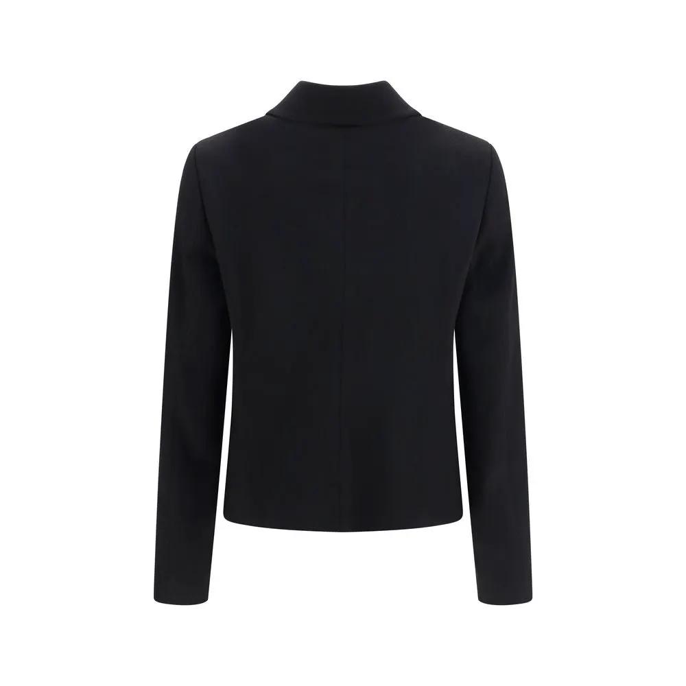 Lardini Lardini Black Wool Oves Aries Full-Length Jacket