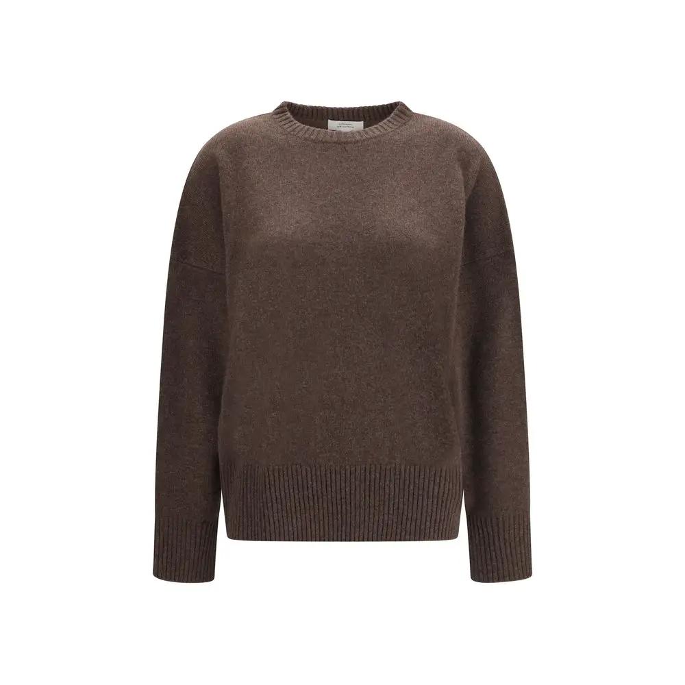 Loulou De Saison Loulou De Saison Brown Cashmere Sweater