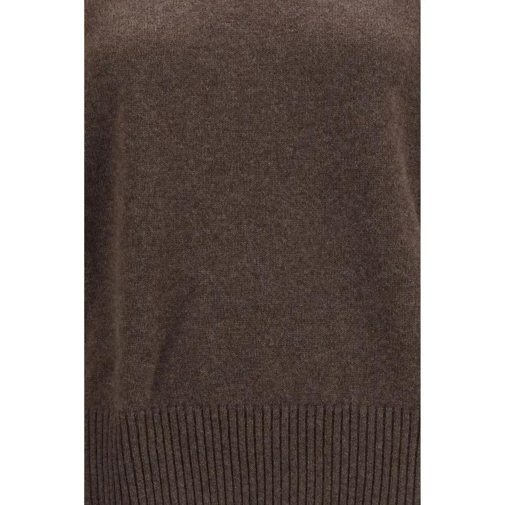 Loulou De Saison Loulou De Saison Brown Cashmere Sweater