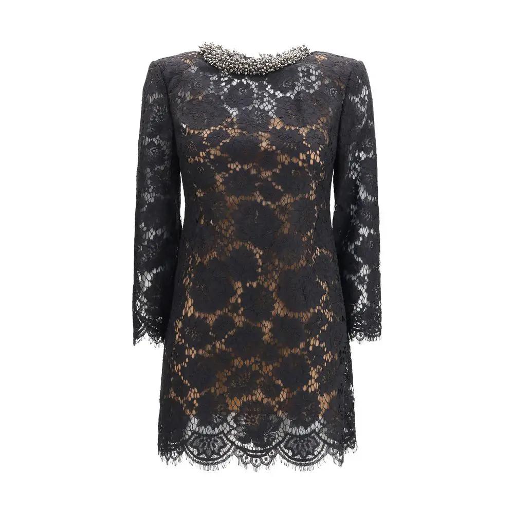 Self-Portrait Self-Portrait Black Polyamide Casual Dress