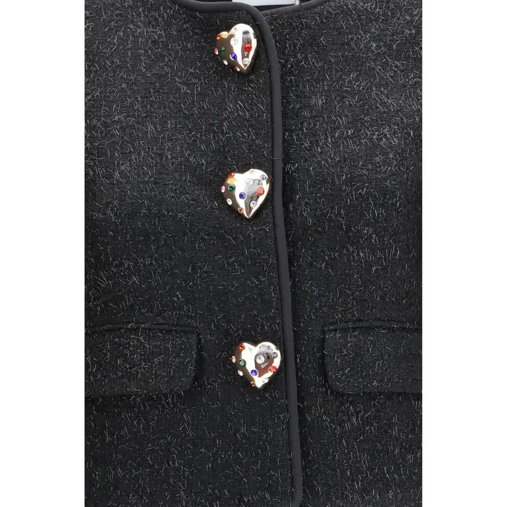 Self-Portrait Self-Portrait Black Polyester Jacket