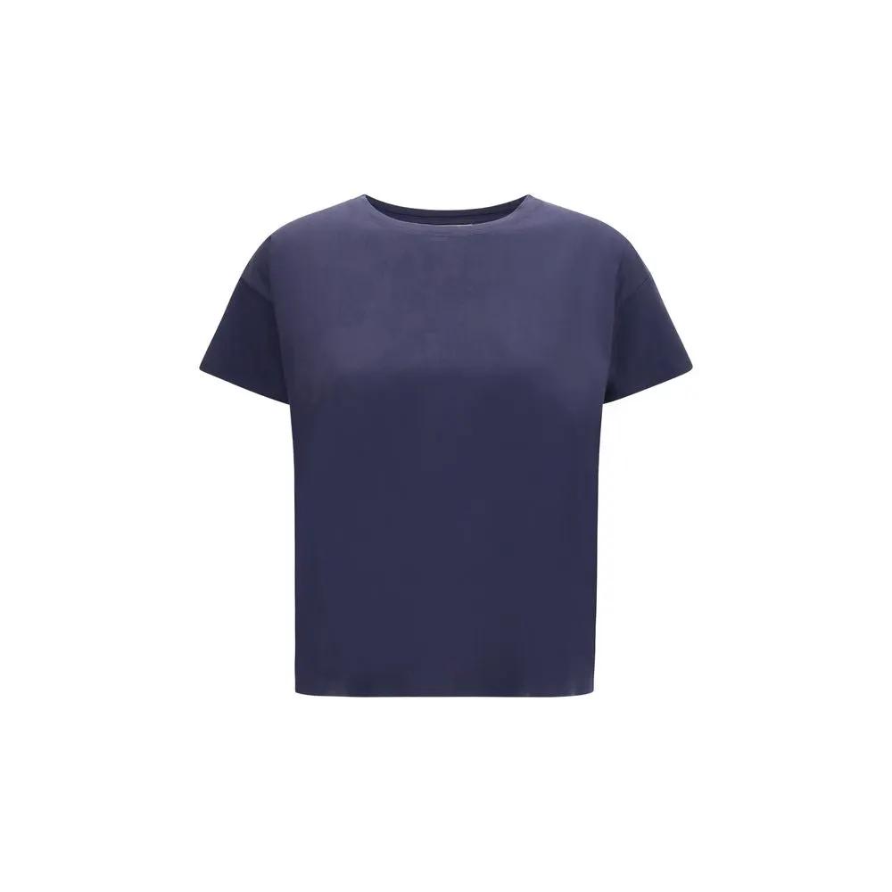 Loulou De Saison Loulou De Saison Blue Cotton T-Shirt