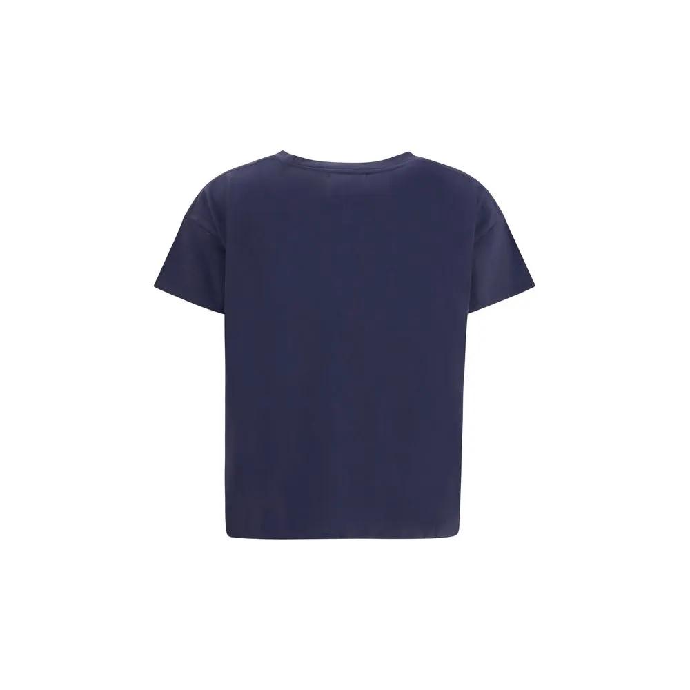 Loulou De Saison Loulou De Saison Blue Cotton T-Shirt