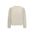 Loulou De Saison Loulou De Saison White Wool Oves Aries Sweatshirt