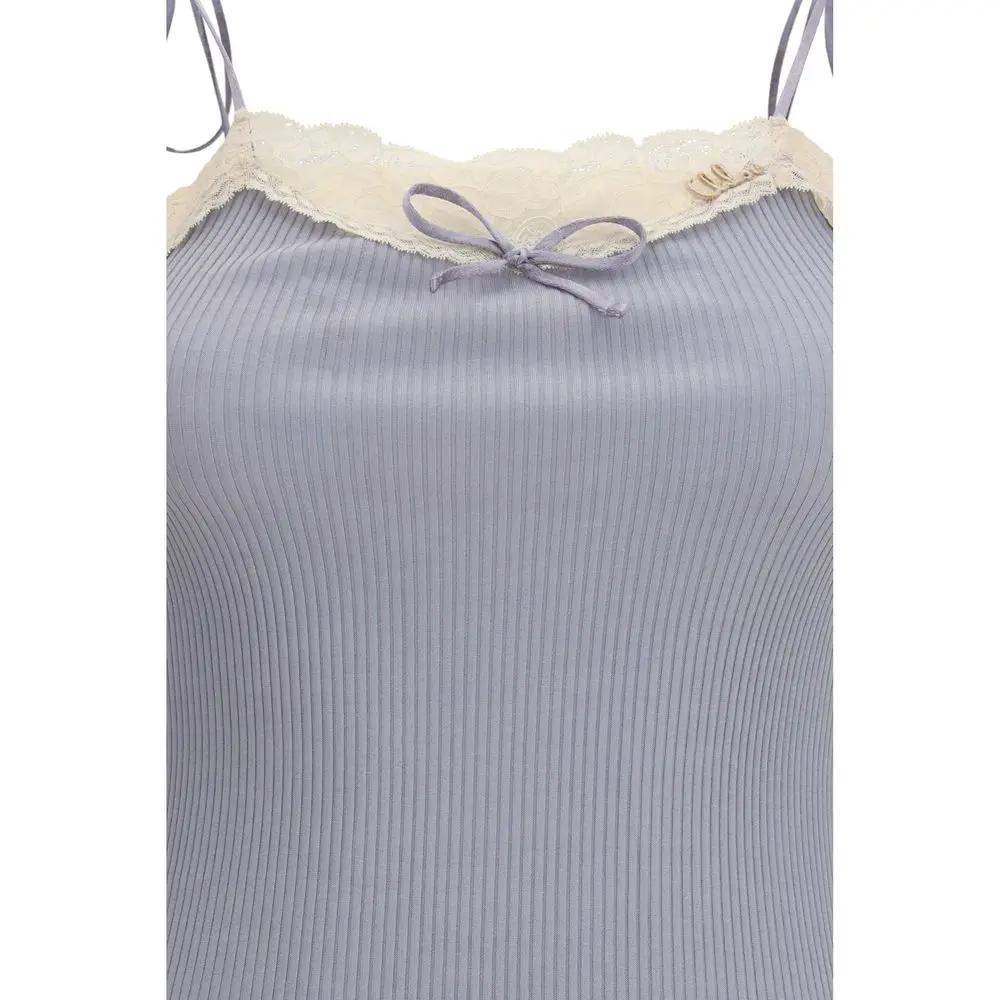 Chloé Chloé Blue Cashmere T-Shirt