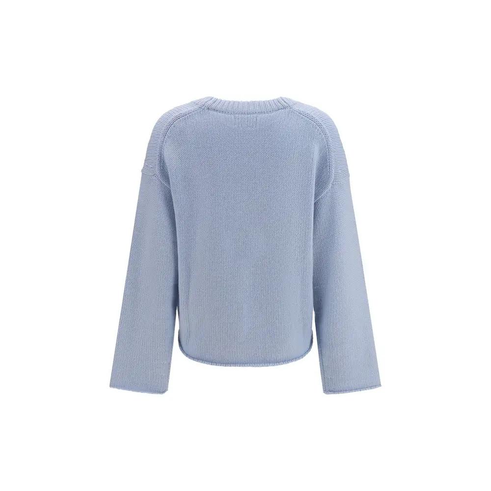 Loulou De Saison Loulou De Saison Blue Cashmere Sweater