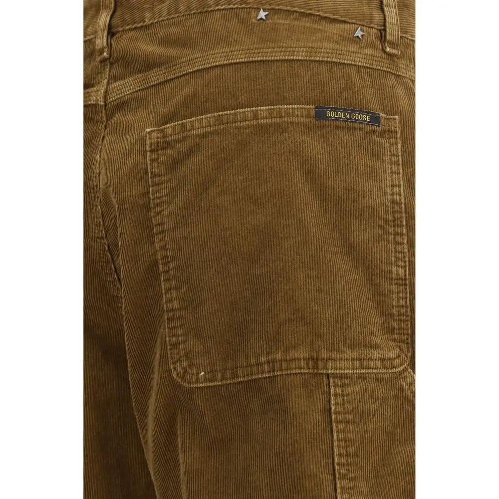 Golden Goose Golden Goose Brown Cotton Cargo Pants