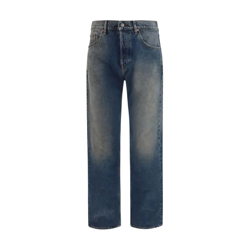 Golden Goose Golden Goose Blue Cotton Relaxed Fit Jeans