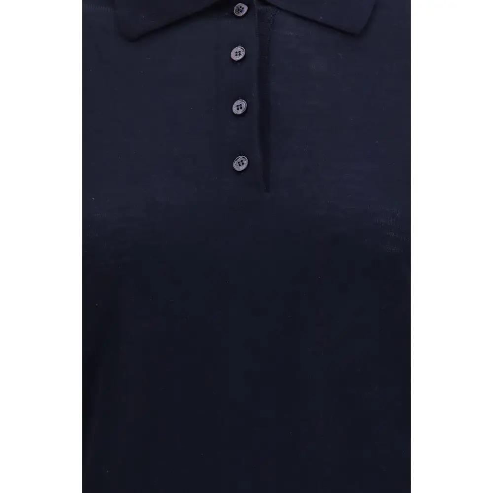 Golden Goose Golden Goose Blue Wool Oves Aries Shirt