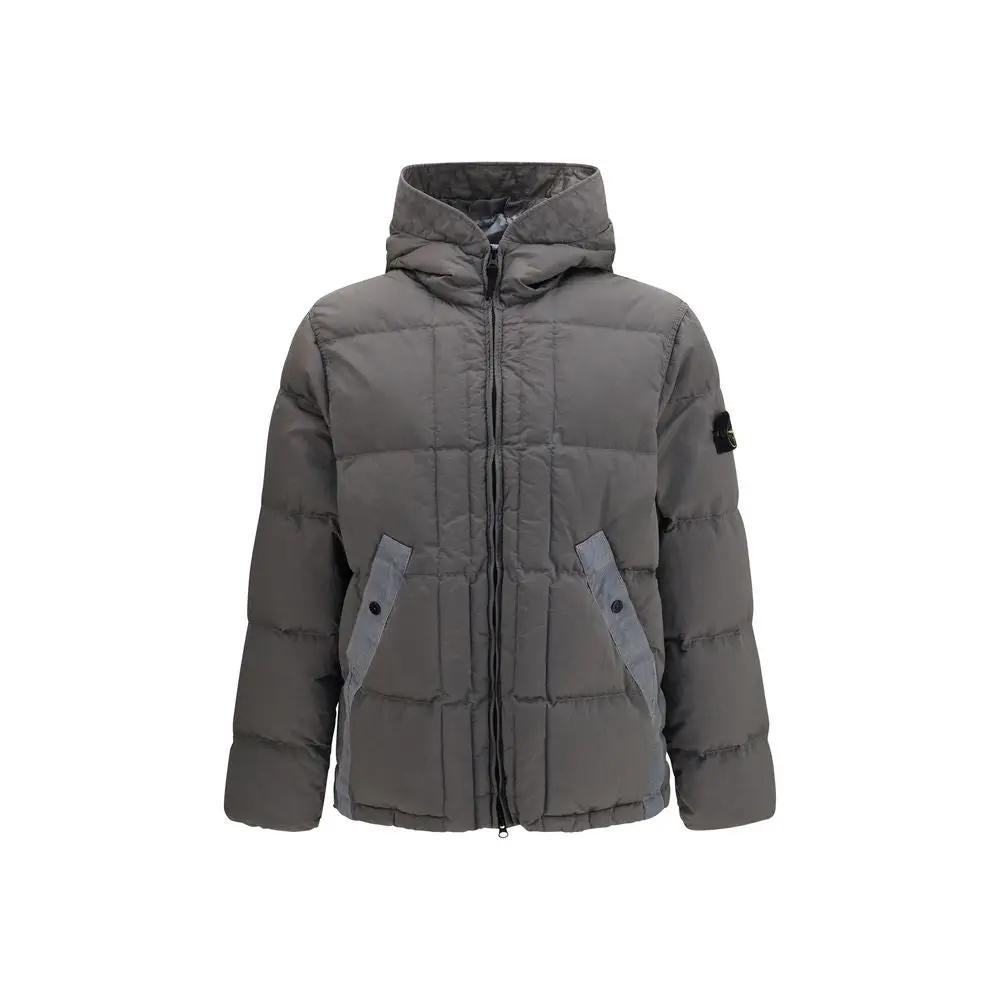 Stone Island Stone Island Bicolor Polyamide Full-Length Jacket
