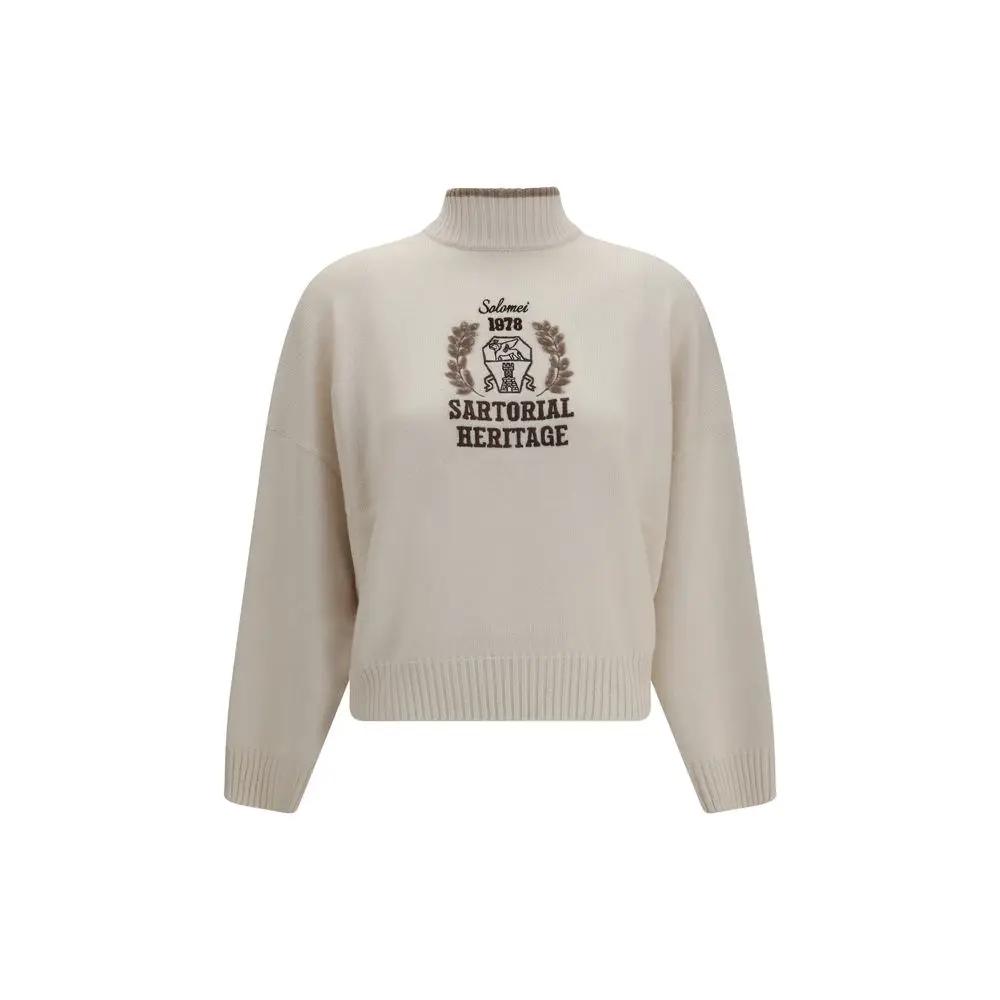 Brunello Cucinelli Brunello Cucinelli White Cashmere Sweater