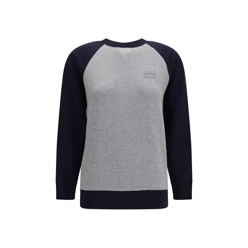 Miu Miu Miu Miu Multicolor Cotton Sweatshirt