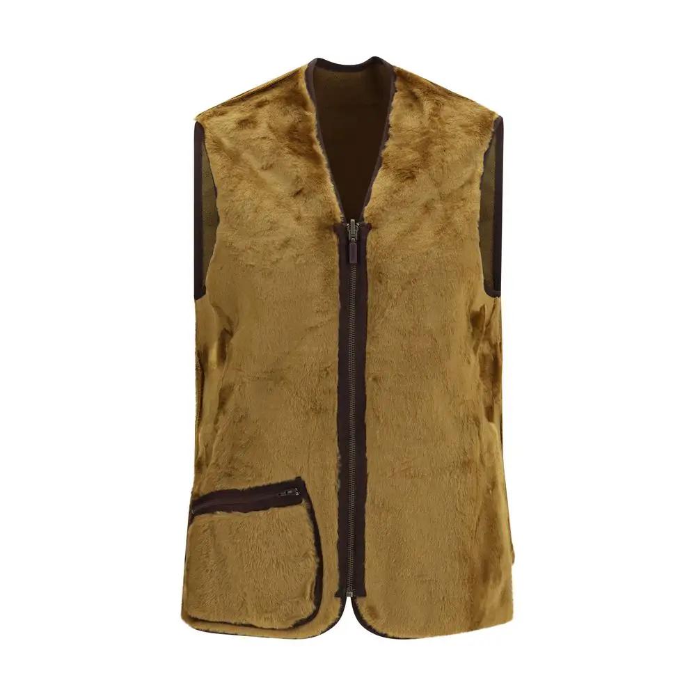 Barbour Barbour Brown Marabou Sleeveless Jacket