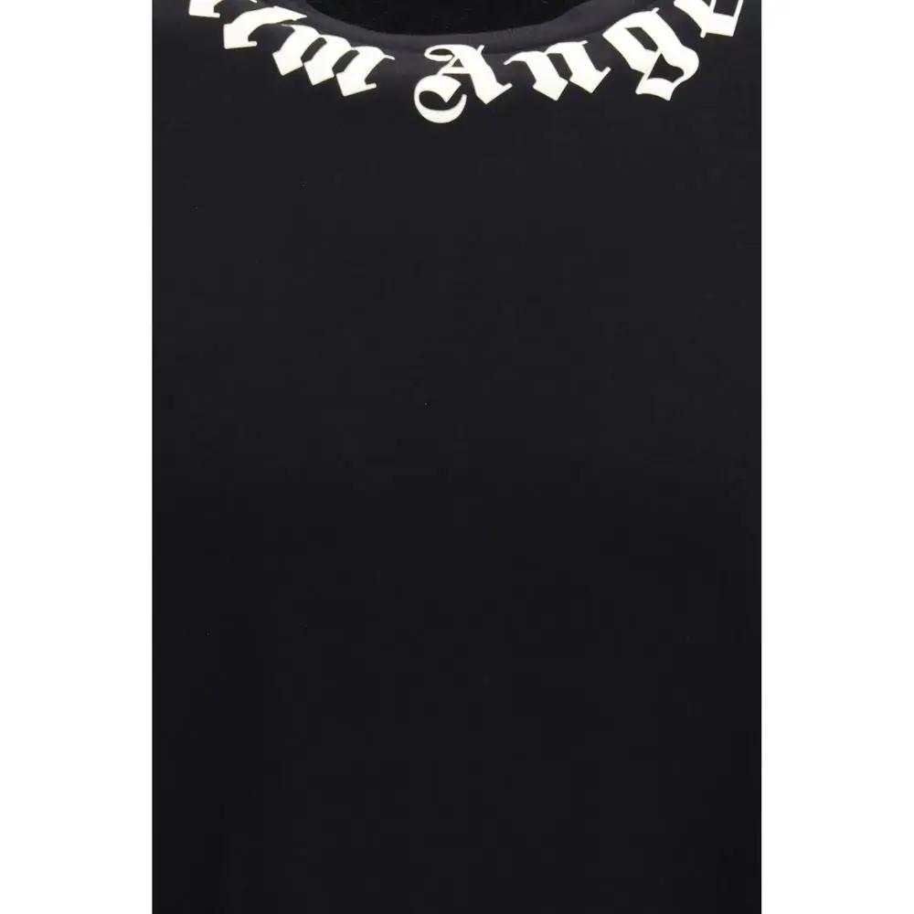 Palm Angels Palm Angels Black Cotton T-Shirt