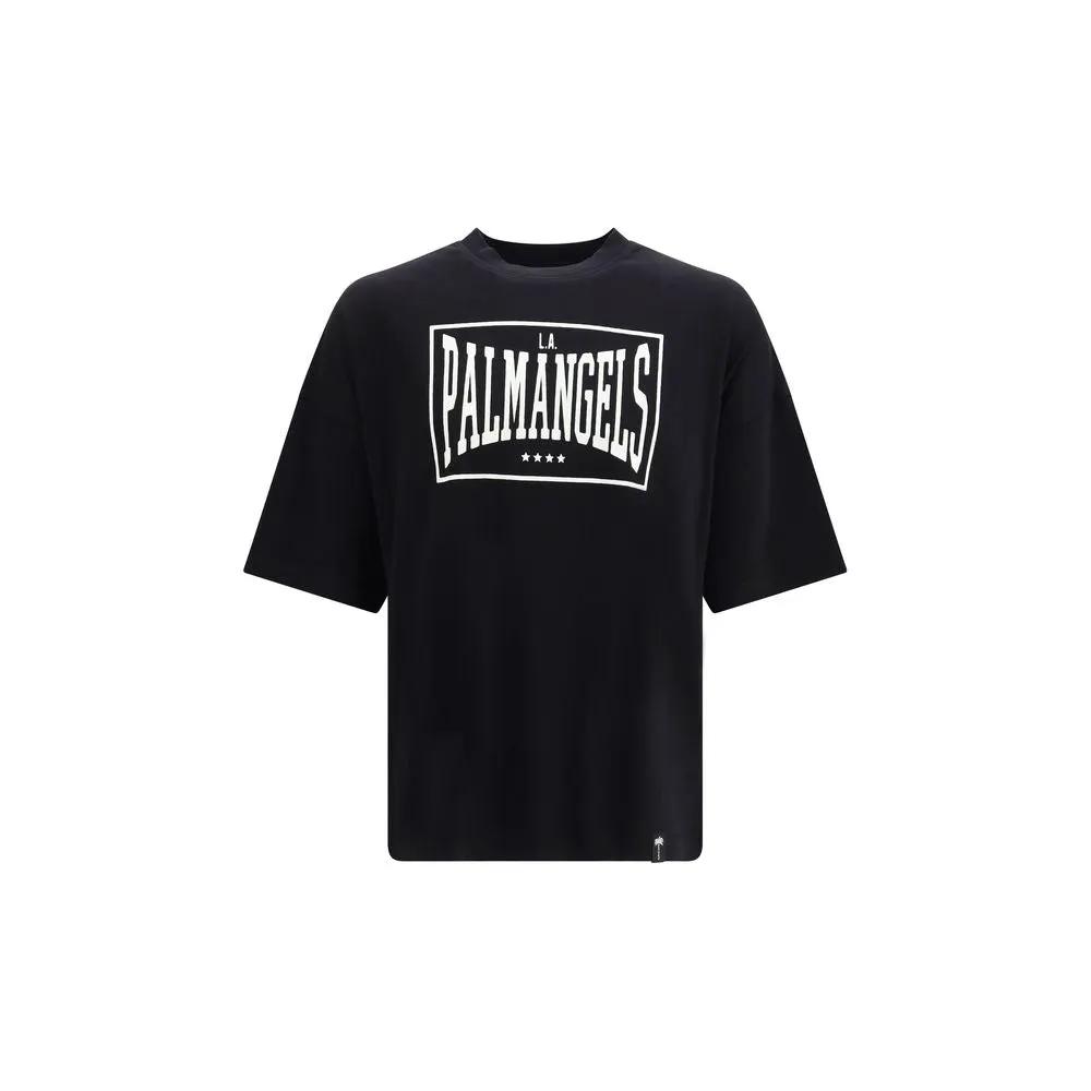 Palm Angels Palm Angels Black Cotton T-Shirt