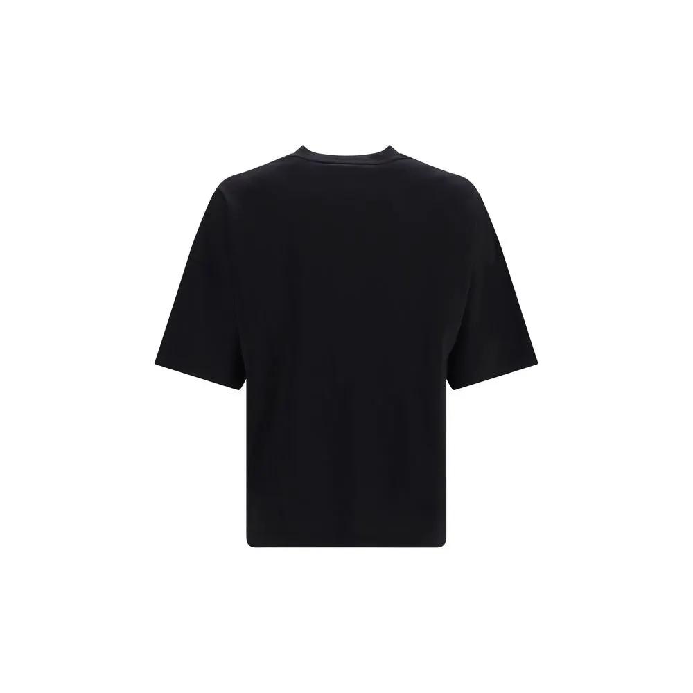 Palm Angels Palm Angels Black Cotton T-Shirt