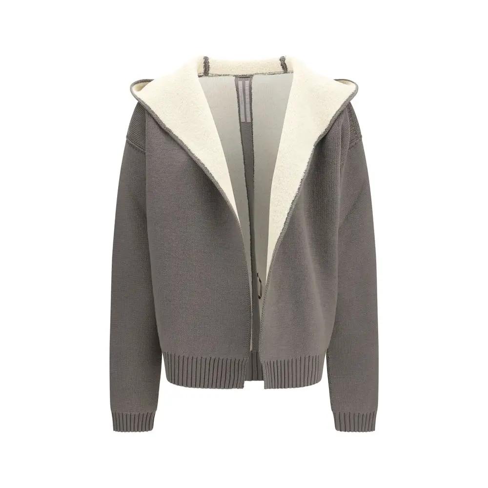 Rick Owens Rick Owens Gray Wool Oves Aries Hoodie