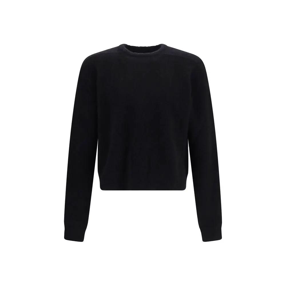 Rick Owens Rick Owens Black Alpaca Vicugna Pacos Sweatshirt