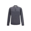 Golden Goose Gray Wool Oves Aries Dress Shirt