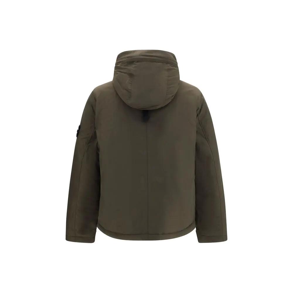 Stone Island Bicolor Polyester Shell Jacket
