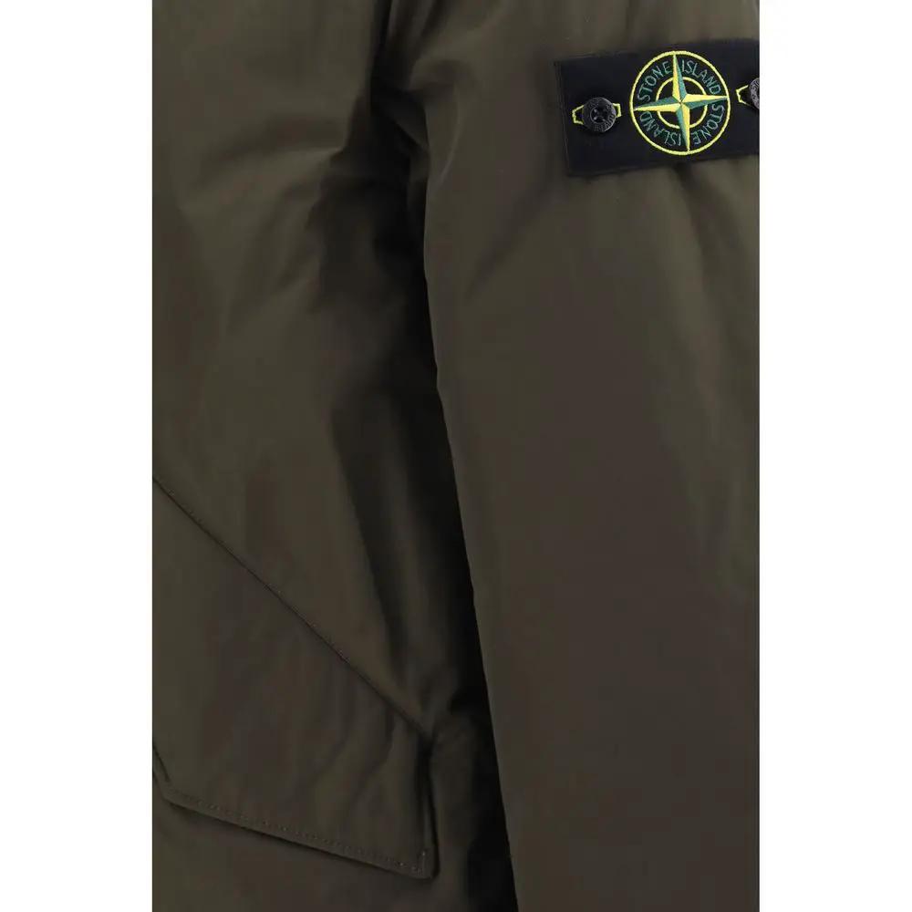 Stone Island Bicolor Polyester Shell Jacket
