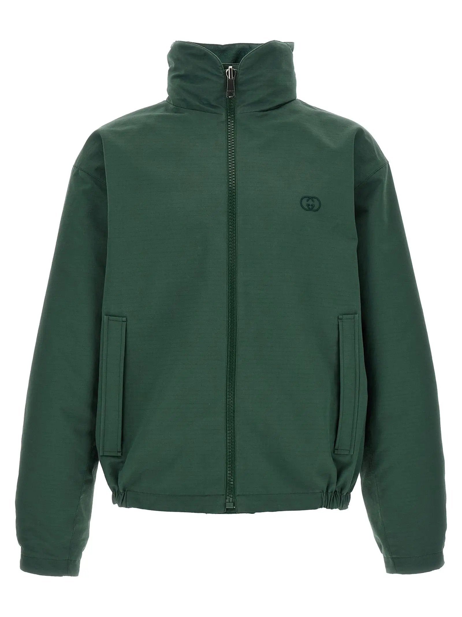 Gucci Bicolor Cotton Shell Jacket