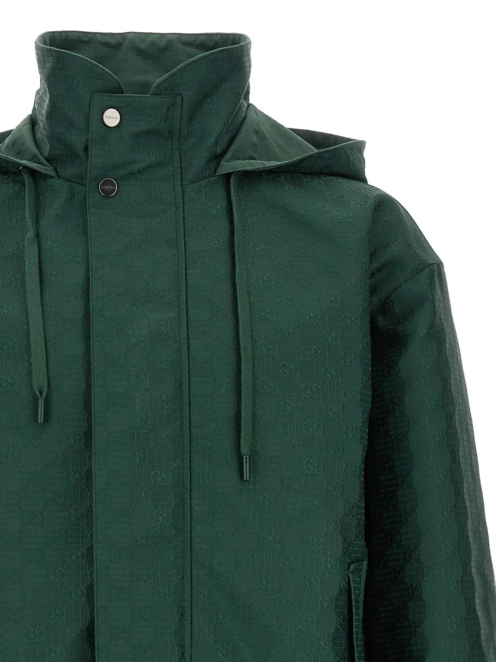 Gucci Bicolor Cotton Shell Jacket
