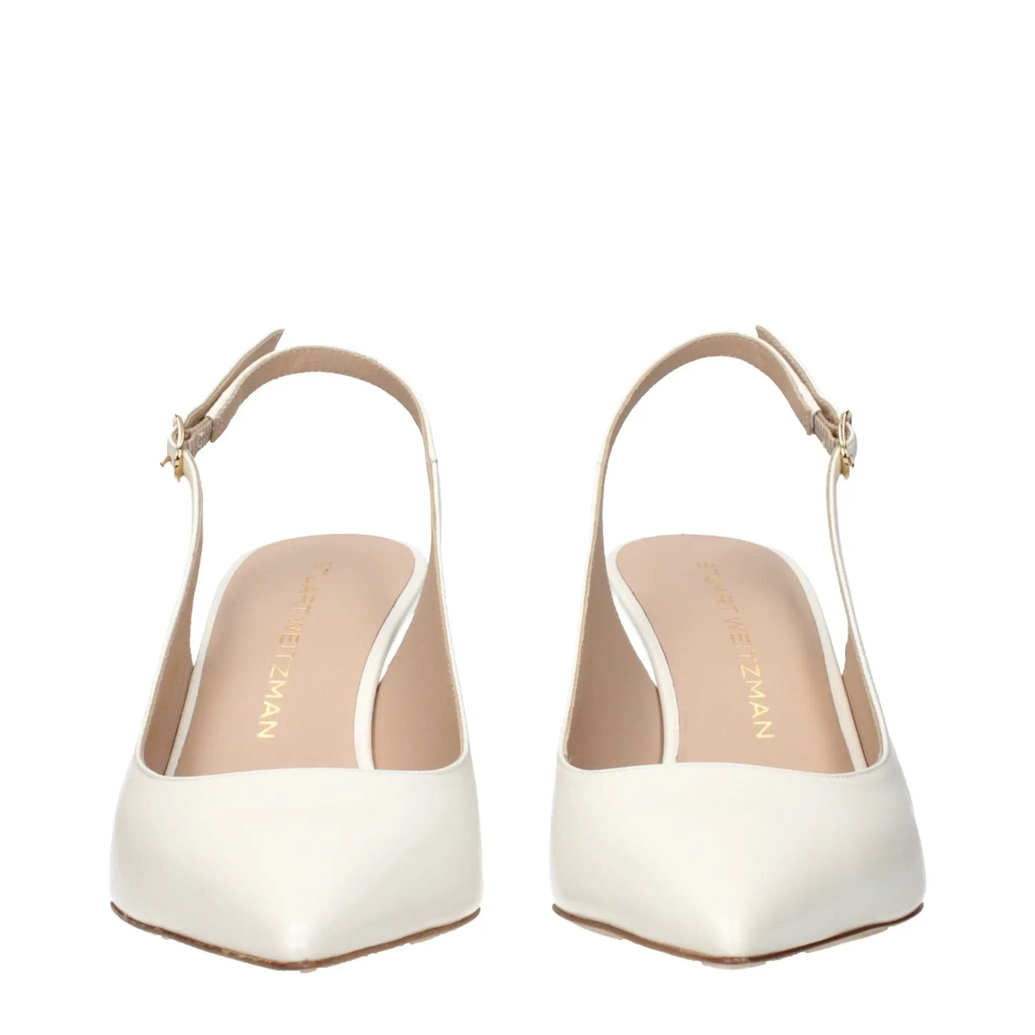Stuart Weitzman Beige Leather High Heel Pumps