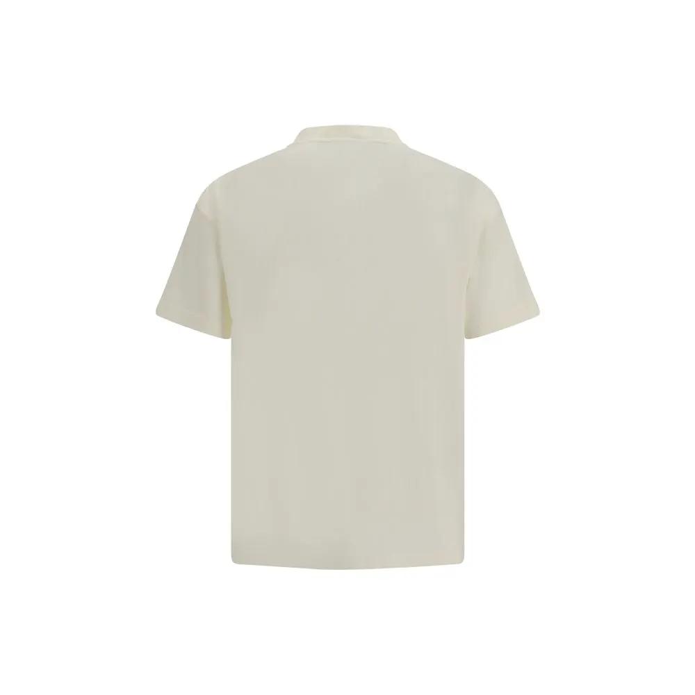 Palm Angels White Cotton T-Shirt