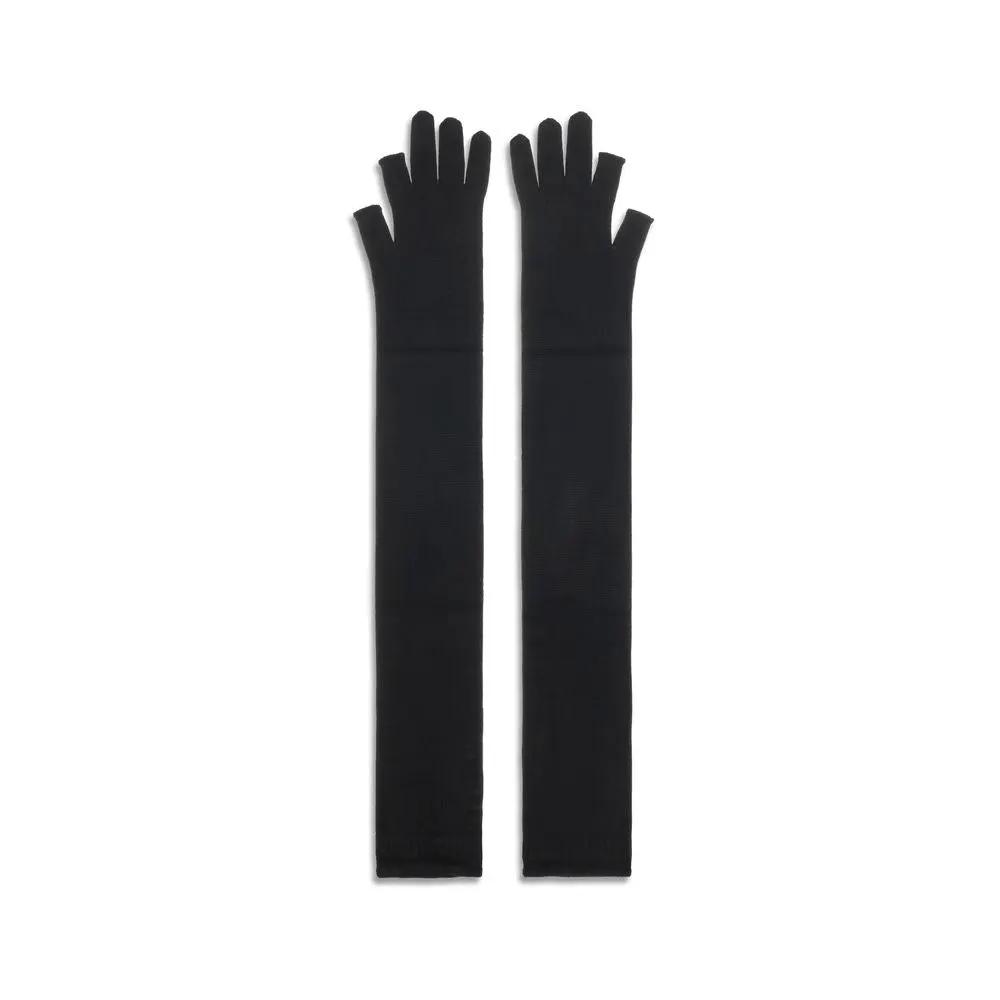 Rick Owens Black Wool Oves Aries Gloves