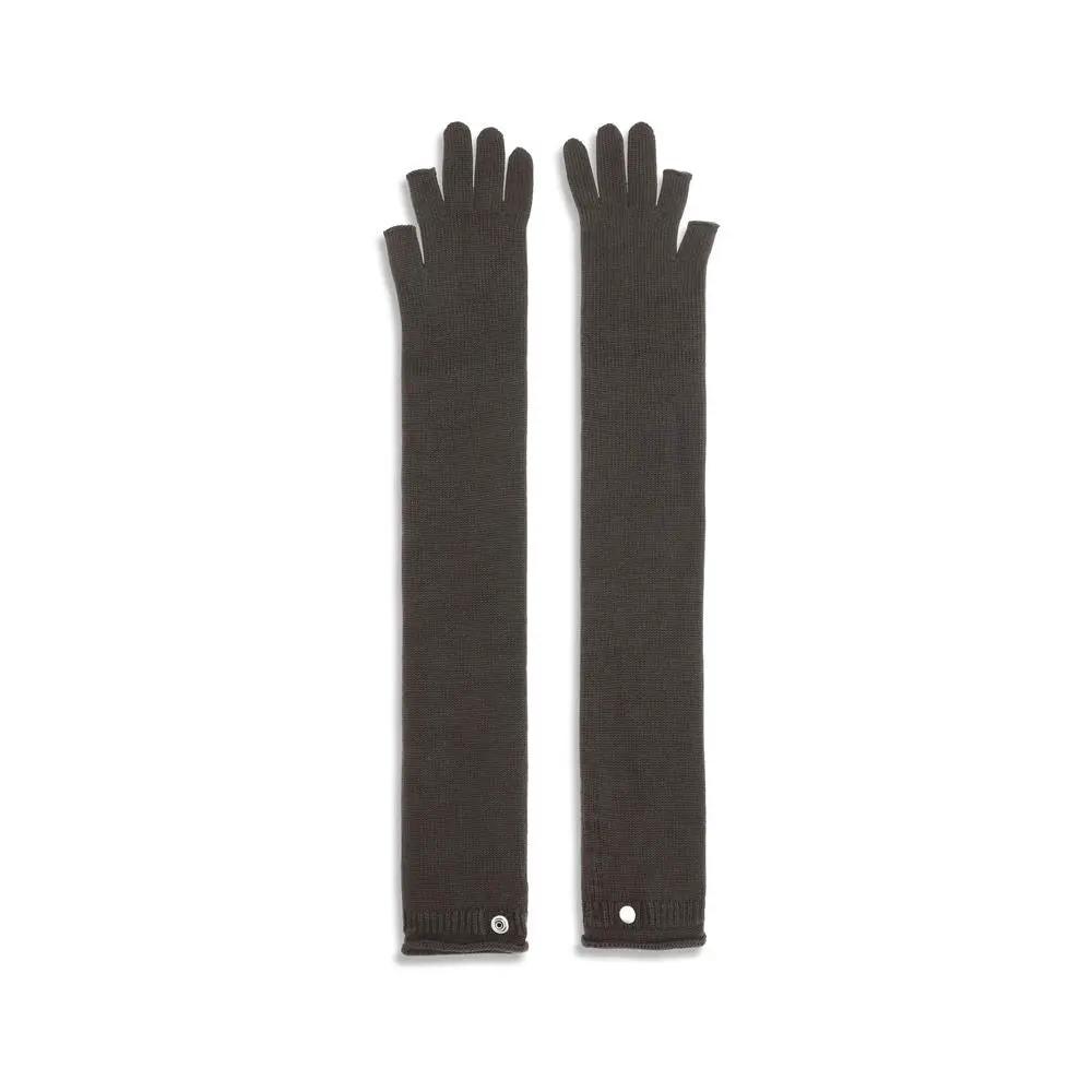 Rick Owens Gray Wool Oves Aries Gloves