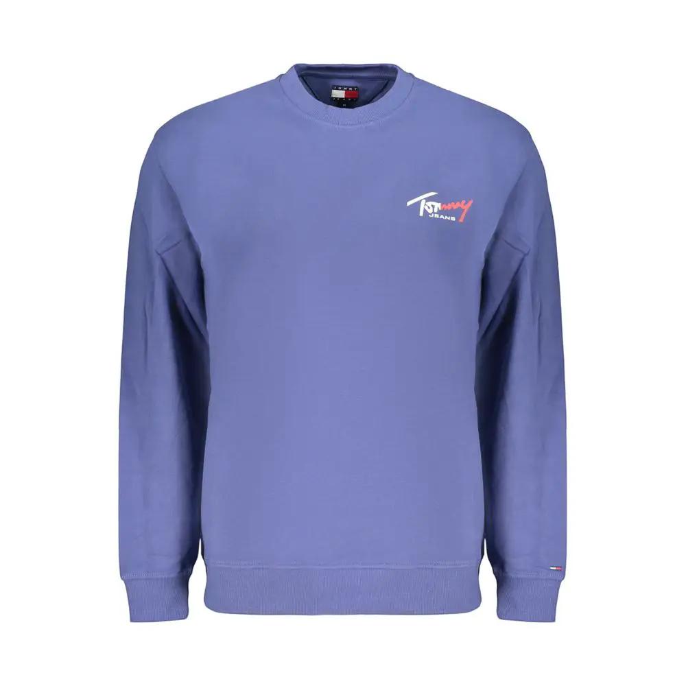 Tommy Hilfiger Blue Cotton Men's Sweatshirt