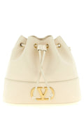 Valentino Garavani White Lamb Leather Crossbody Bag