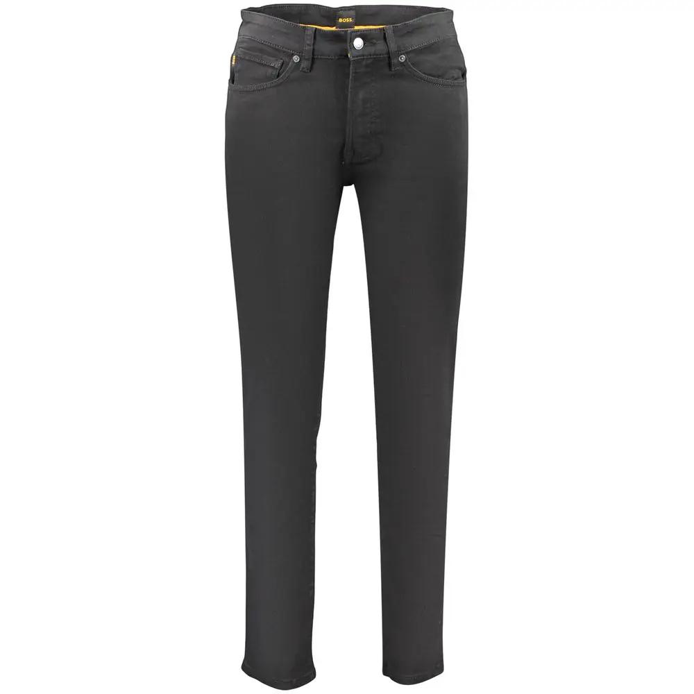 Hugo Boss Black Cotton Men's Jeans