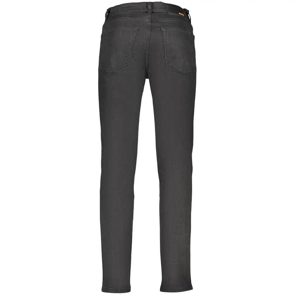 Hugo Boss Black Cotton Men's Jeans