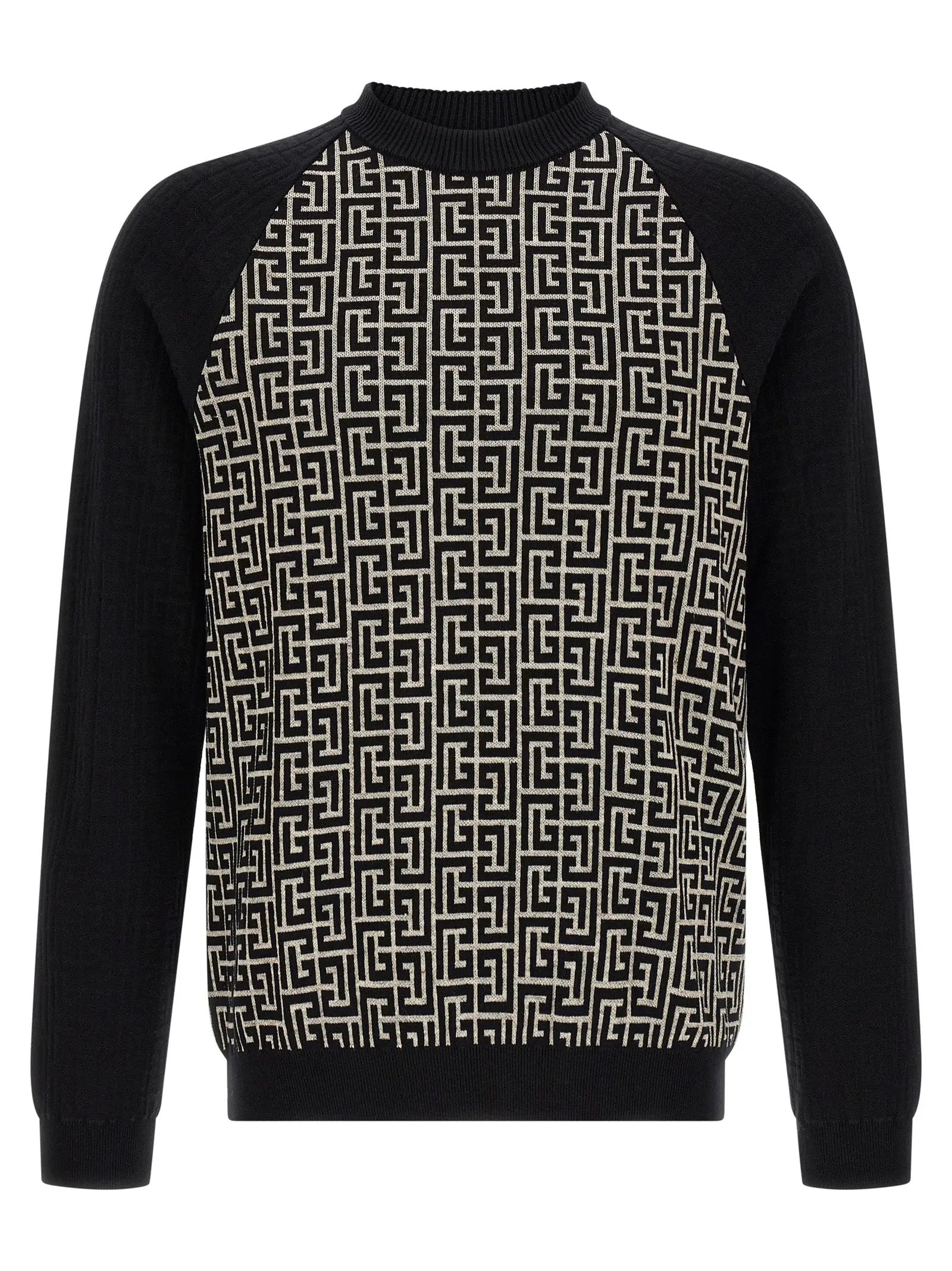 Balmain Bicolor Cotton Cardigan